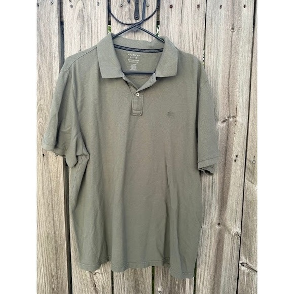 American Eagle Other - Casual‎ Soft American Eagle Polo Shirt Mens XL Olive Green